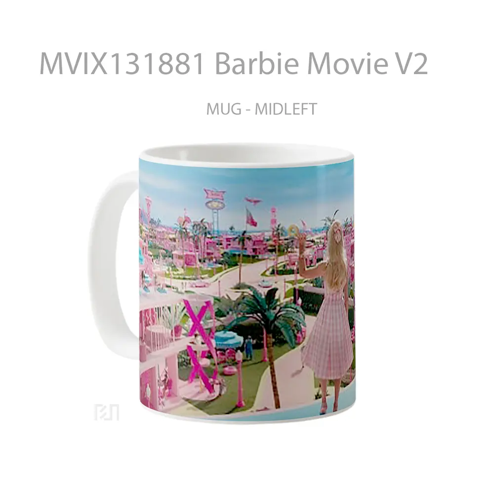 Mug Barbie Movie V2 Gelas Keramik Unik - All-side / Desain