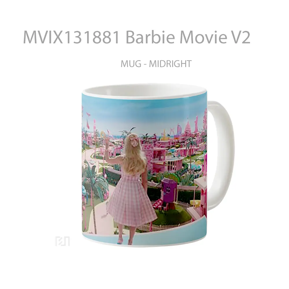 Mug Barbie Movie V2 Gelas Keramik Unik - All-side / Desain