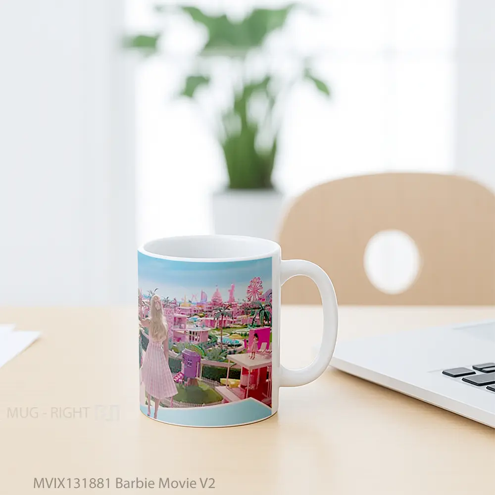 Mug Barbie Movie V2 Gelas Keramik Unik - All-side / Desain