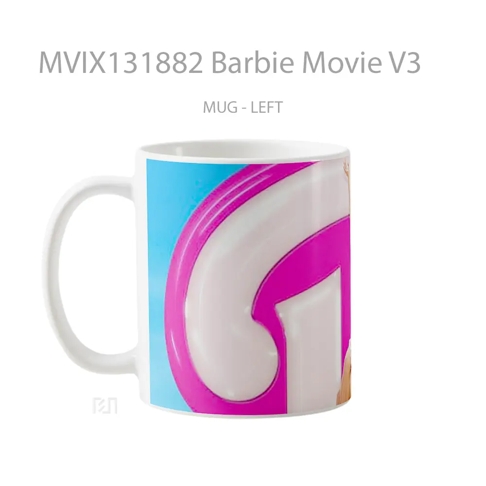 Mug Barbie Movie V3 Gelas Keramik Unik - All-side / Desain