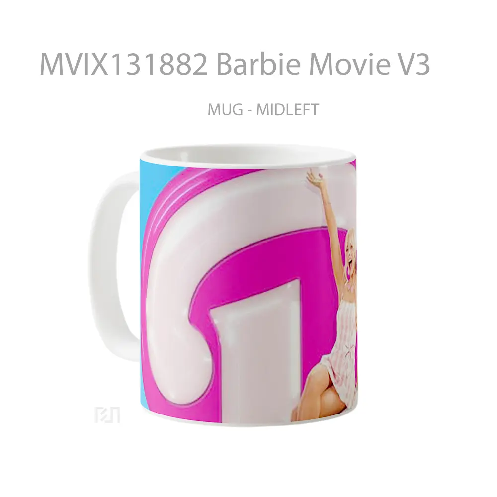 Mug Barbie Movie V3 Gelas Keramik Unik - All-side / Desain