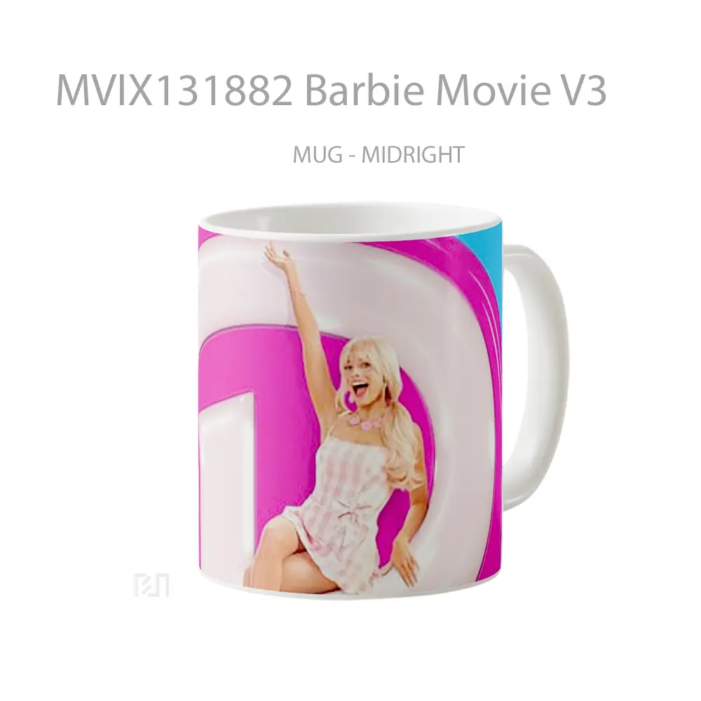 Mug Barbie Movie V3 Gelas Keramik Unik - All-side / Desain