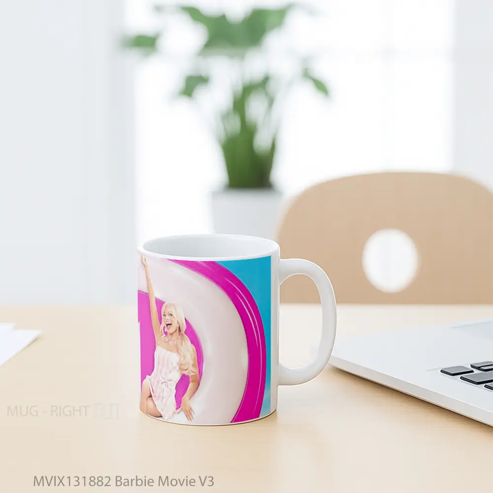 Mug Barbie Movie V3 Gelas Keramik Unik - All-side / Desain