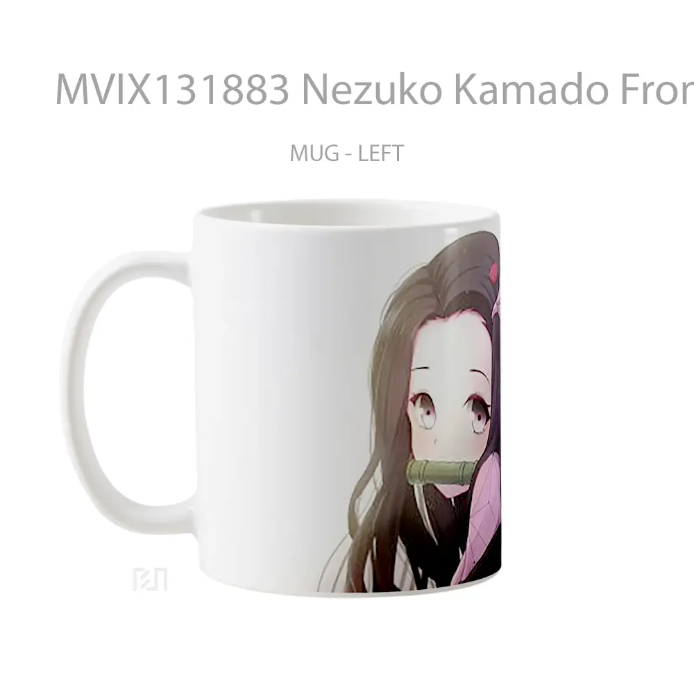 Mug Nezuko Kamado From Kimetsu No Yaiba V2 Cangkir Anime - All-side / Desain