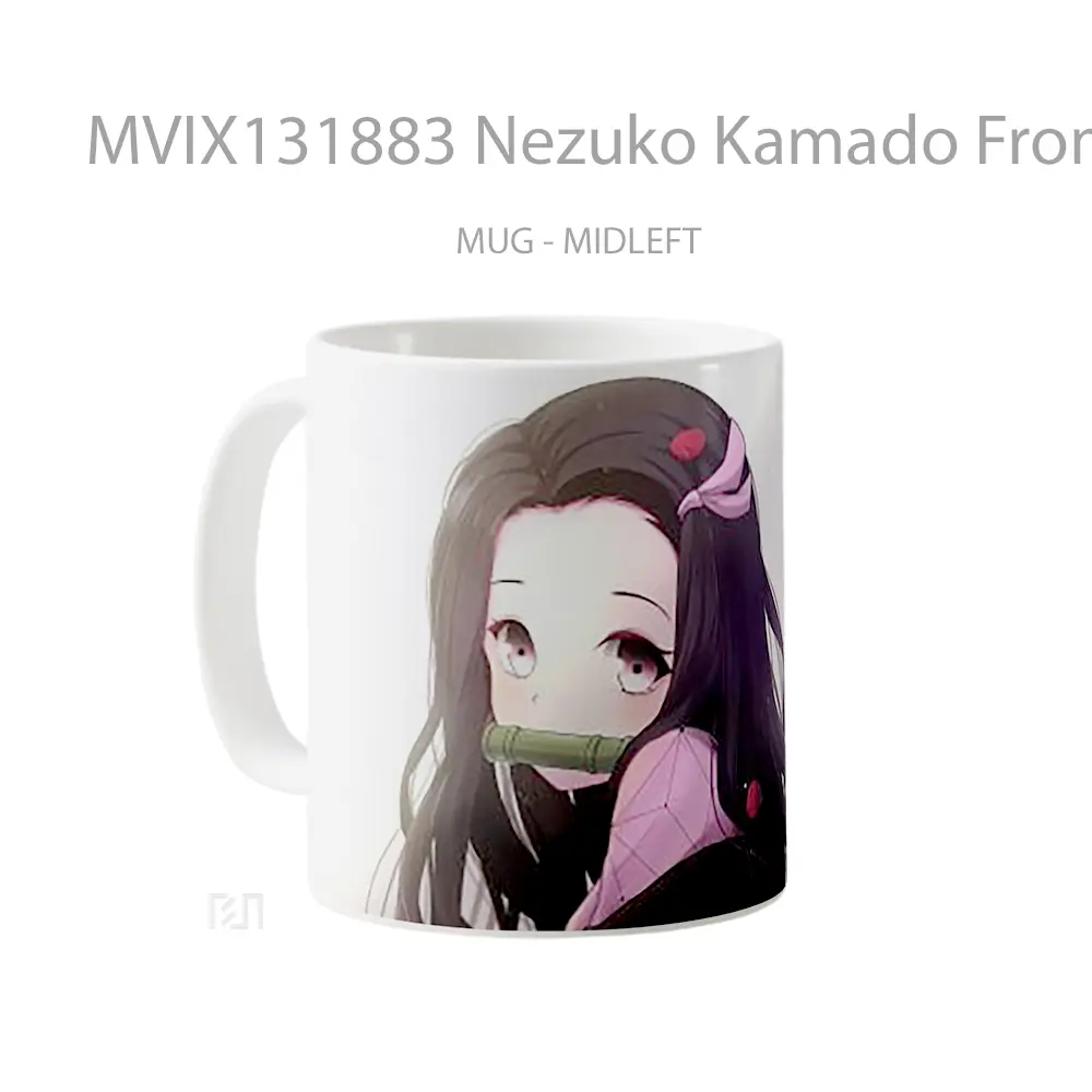 Mug Nezuko Kamado From Kimetsu No Yaiba V2 Cangkir Anime - All-side / Desain