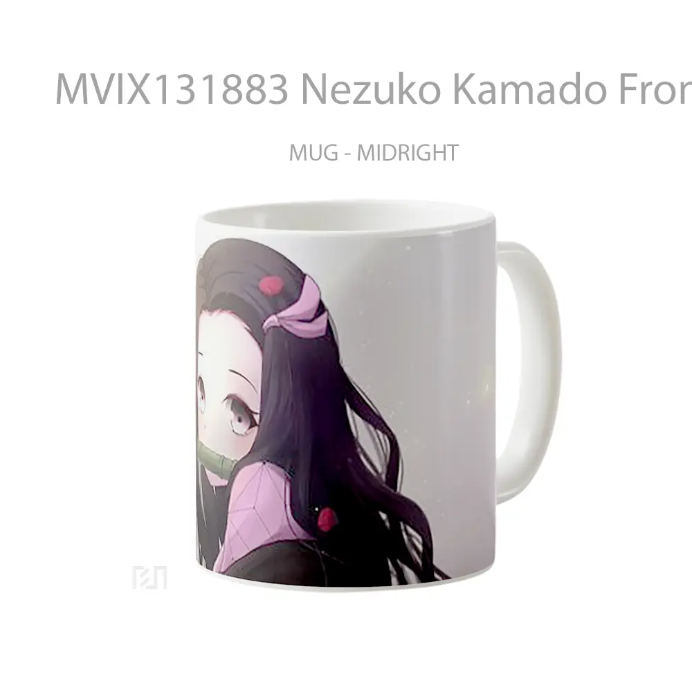 Mug Nezuko Kamado From Kimetsu No Yaiba V2 Cangkir Anime - All-side / Desain