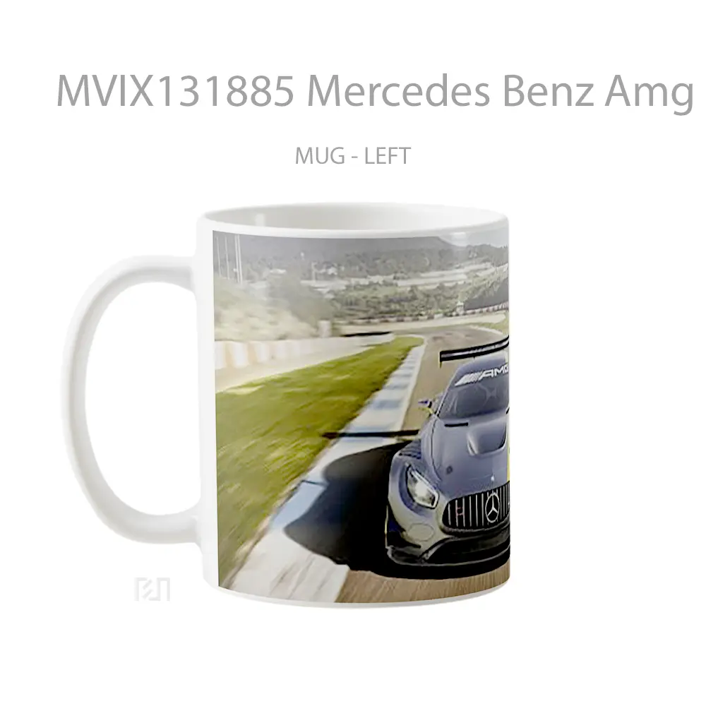 Mug Mercedes Benz Amg Gt3 Cangkir Mobil - All-side / Desain