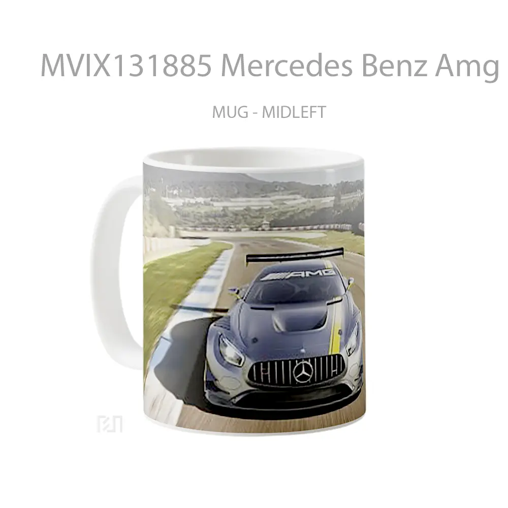 Mug Mercedes Benz Amg Gt3 Cangkir Mobil - All-side / Desain