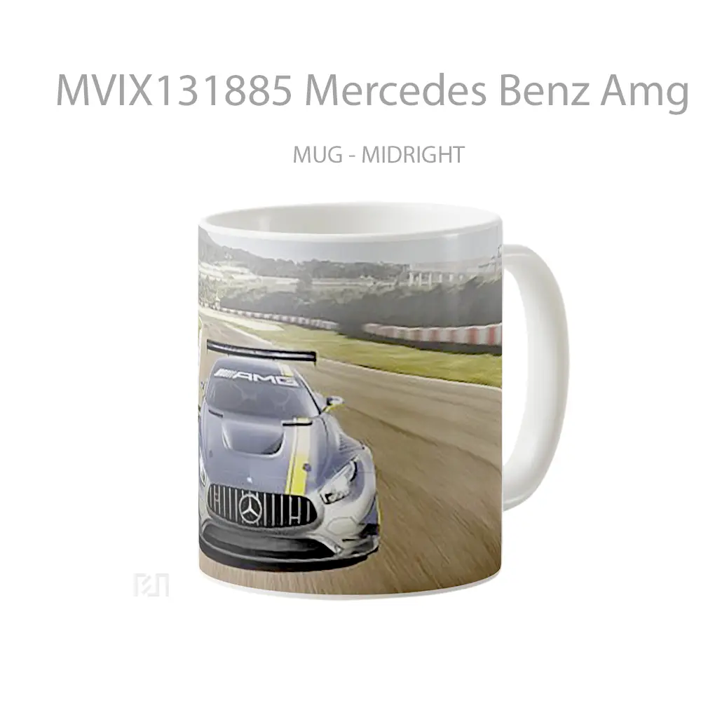 Mug Mercedes Benz Amg Gt3 Cangkir Mobil - All-side / Desain