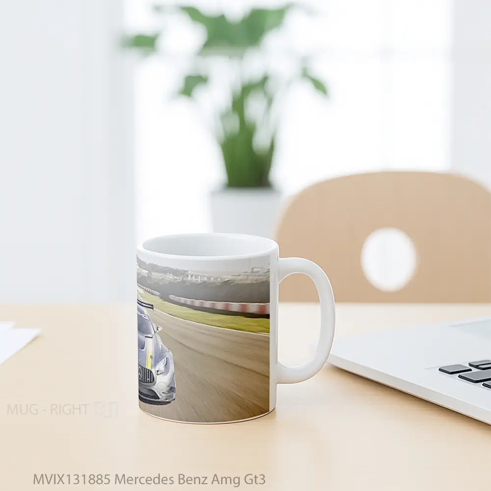 Mug Mercedes Benz Amg Gt3 Cangkir Mobil - All-side / Desain