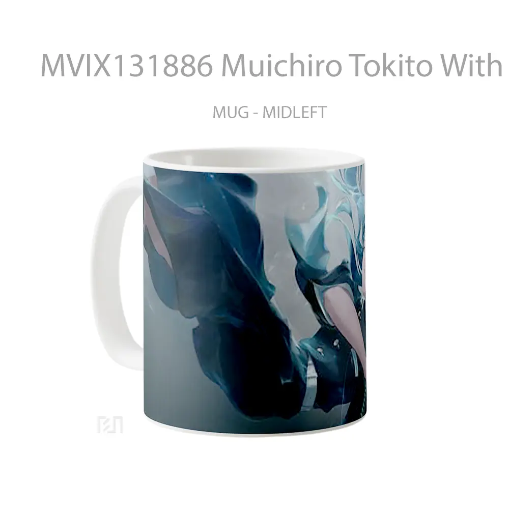 Mug Muichiro Tokito With Katana From Kimetsu No Yaiba Cangkir Anime - All-side / Desain