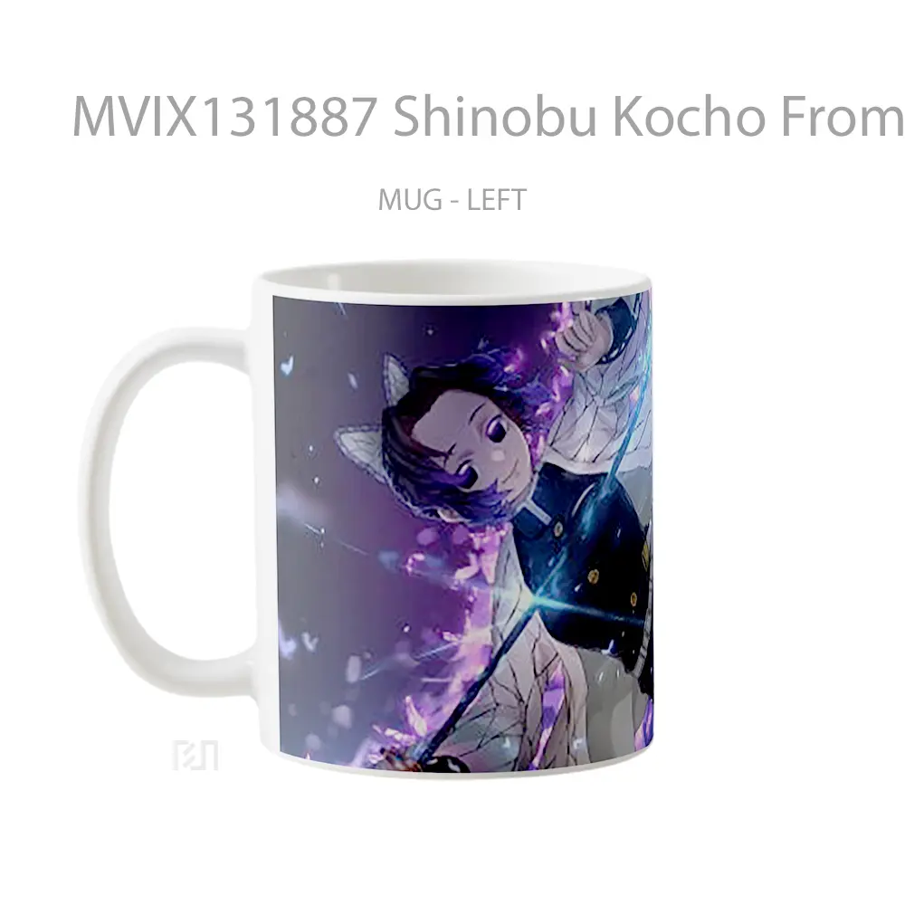 Mug Shinobu Kocho From Kimetsu No Yaiba V2 Cangkir Anime - All-side / Desain