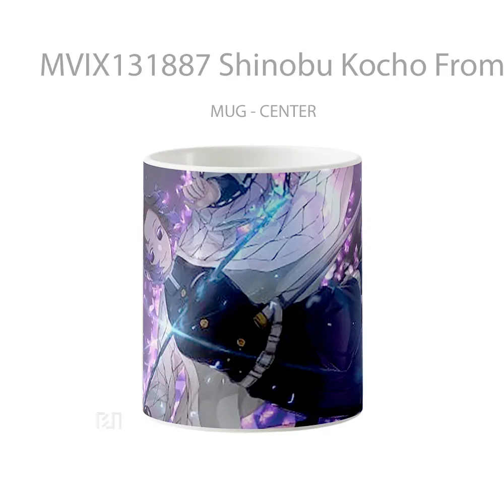Mug Shinobu Kocho From Kimetsu No Yaiba V2 Cangkir Anime