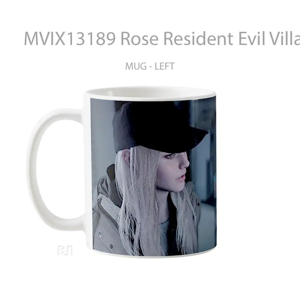 Mug Rose Resident Evil Village Cangkir Gamer - All-side / Desain