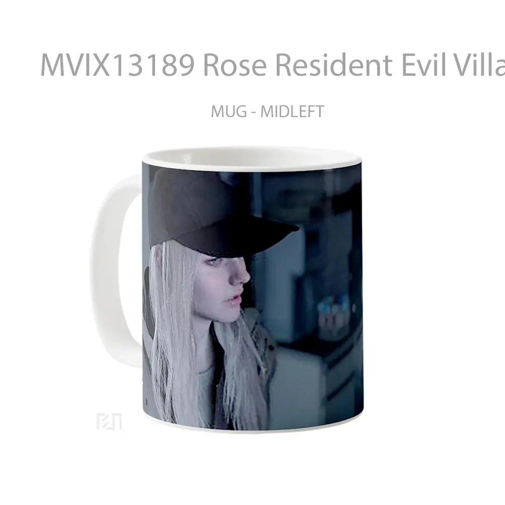 Mug Rose Resident Evil Village Cangkir Gamer - All-side / Desain