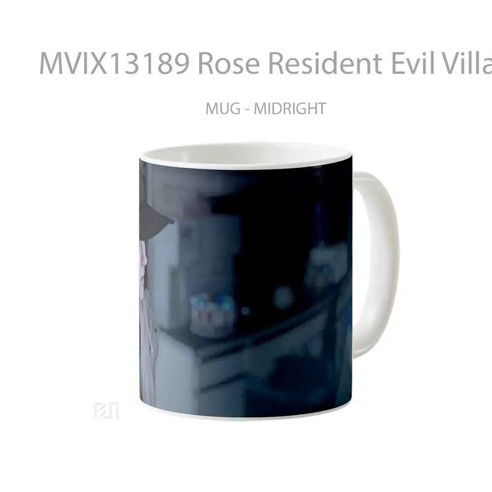 Mug Rose Resident Evil Village Cangkir Gamer - All-side / Desain