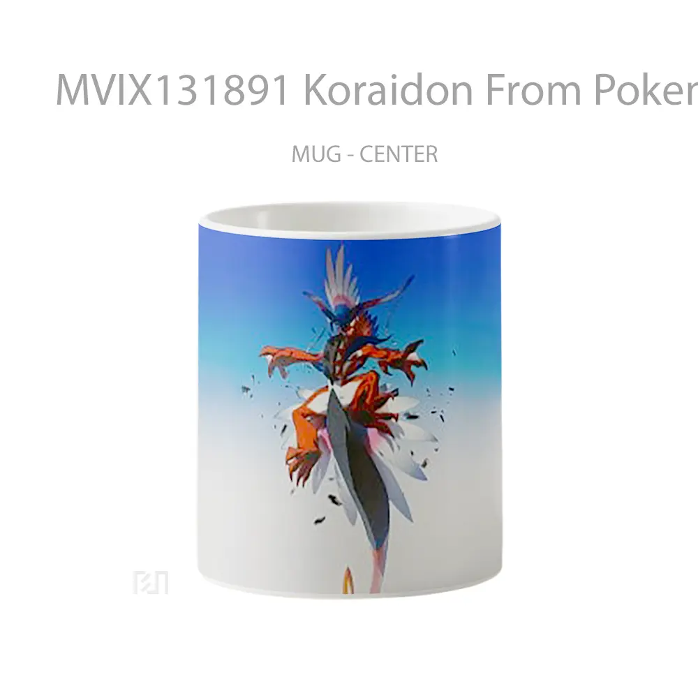 Mug Koraidon From Pokemon Scarlet And Violet V2 Cangkir Anime