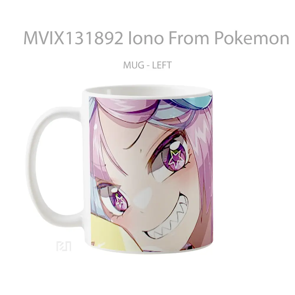 Mug Iono From Pokemon Scarlet And Violet V1 Cangkir Anime - All-side / Desain