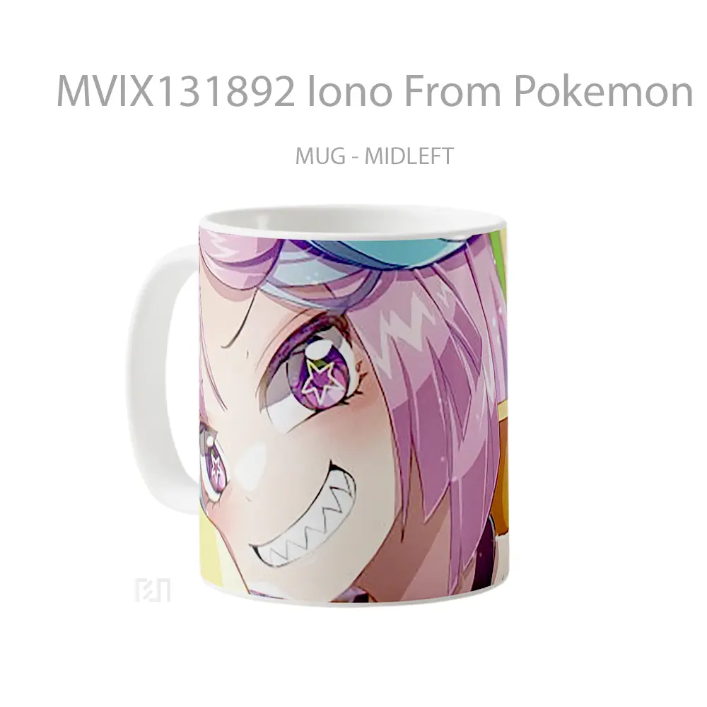 Mug Iono From Pokemon Scarlet And Violet V1 Cangkir Anime - All-side / Desain