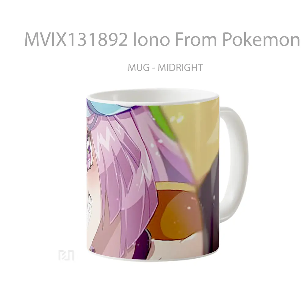 Mug Iono From Pokemon Scarlet And Violet V1 Cangkir Anime - All-side / Desain