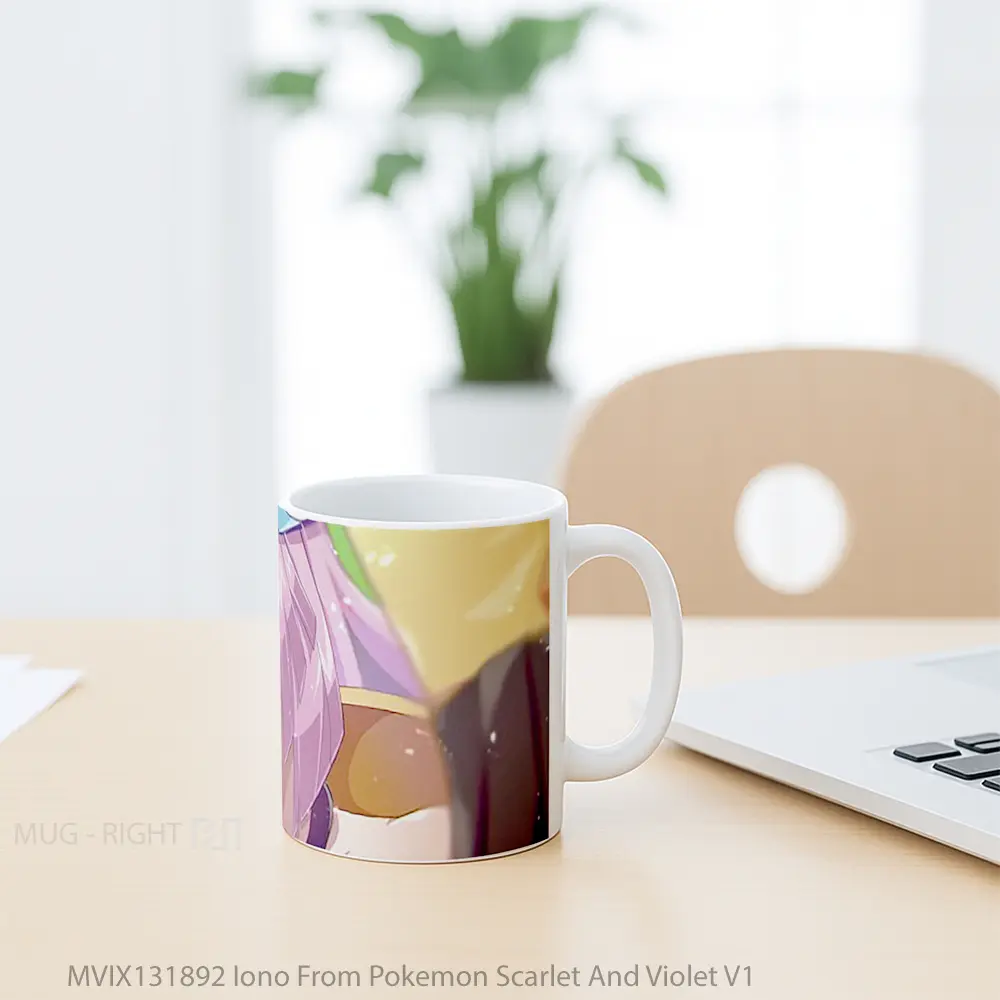 Mug Iono From Pokemon Scarlet And Violet V1 Cangkir Anime - All-side / Desain