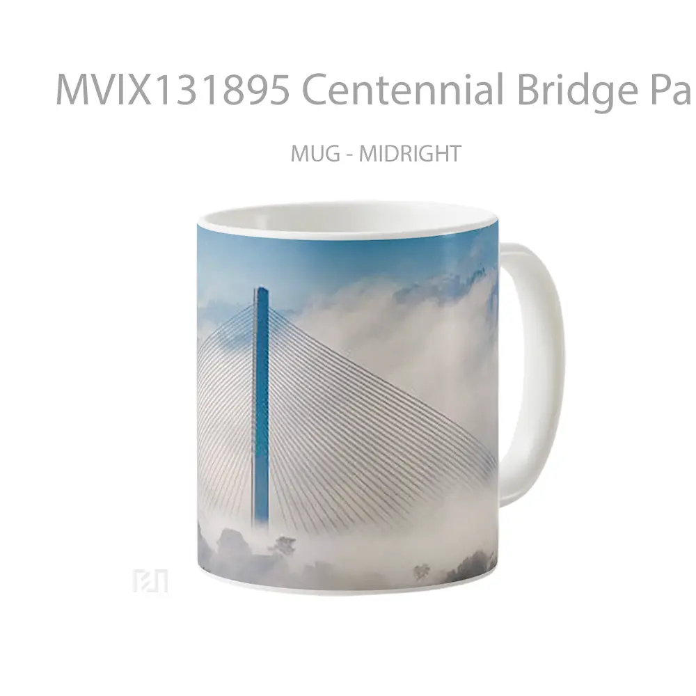 Mug Centennial Bridge Panama Gelas Keramik Unik - All-side / Desain