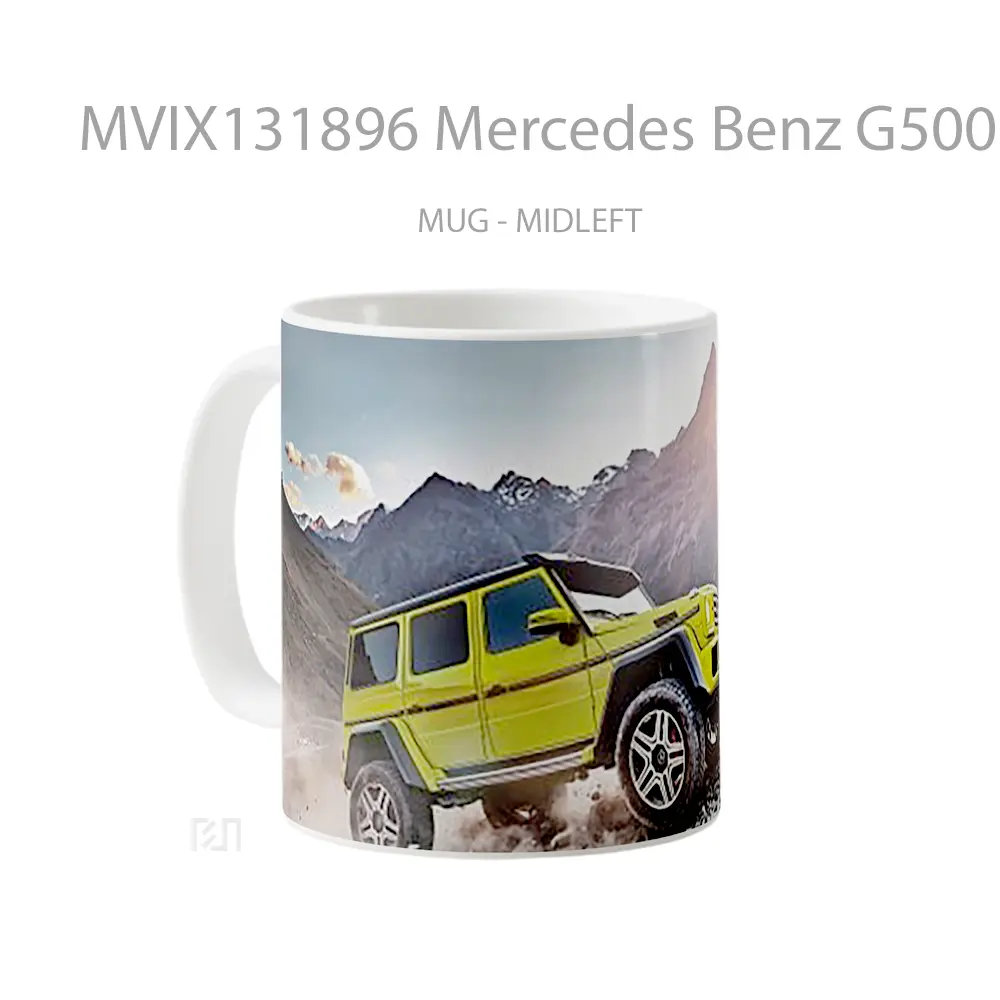 Mug Mercedes Benz G500 4X4 Cangkir Mobil - All-side / Desain