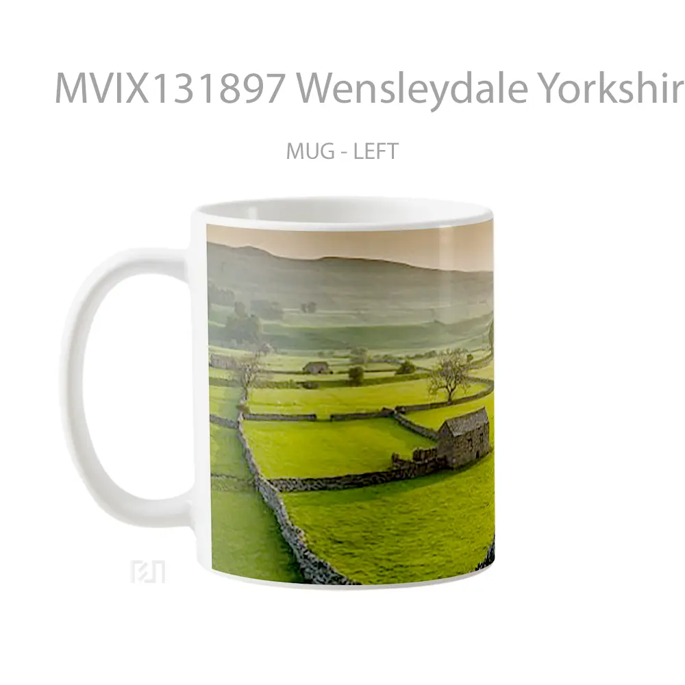 Mug Wensleydale Yorkshire Dales National Park Gelas Keramik Unik - All-side / Desain
