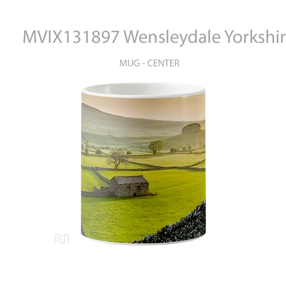 Mug Wensleydale Yorkshire Dales National Park Gelas Keramik Unik