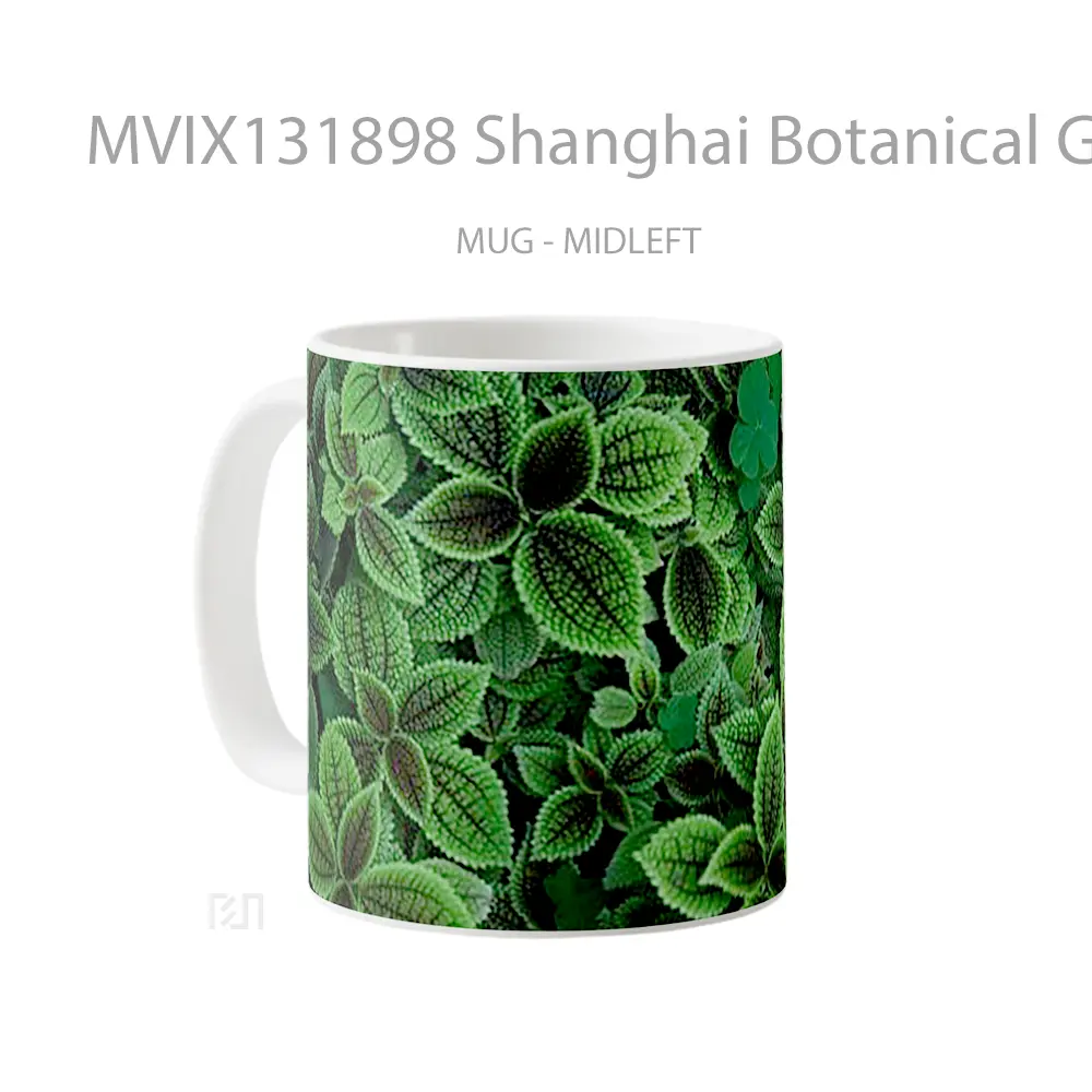 Mug Shanghai Botanical Garden China Gelas Pemandangan Alam - All-side / Desain