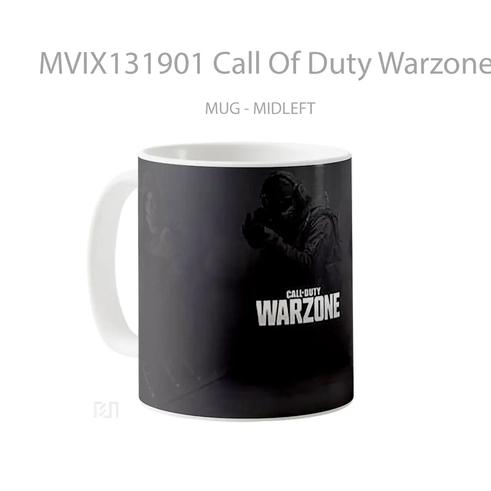 Mug Call Of Duty Warzone V1 Cangkir Gamer - All-side / Desain