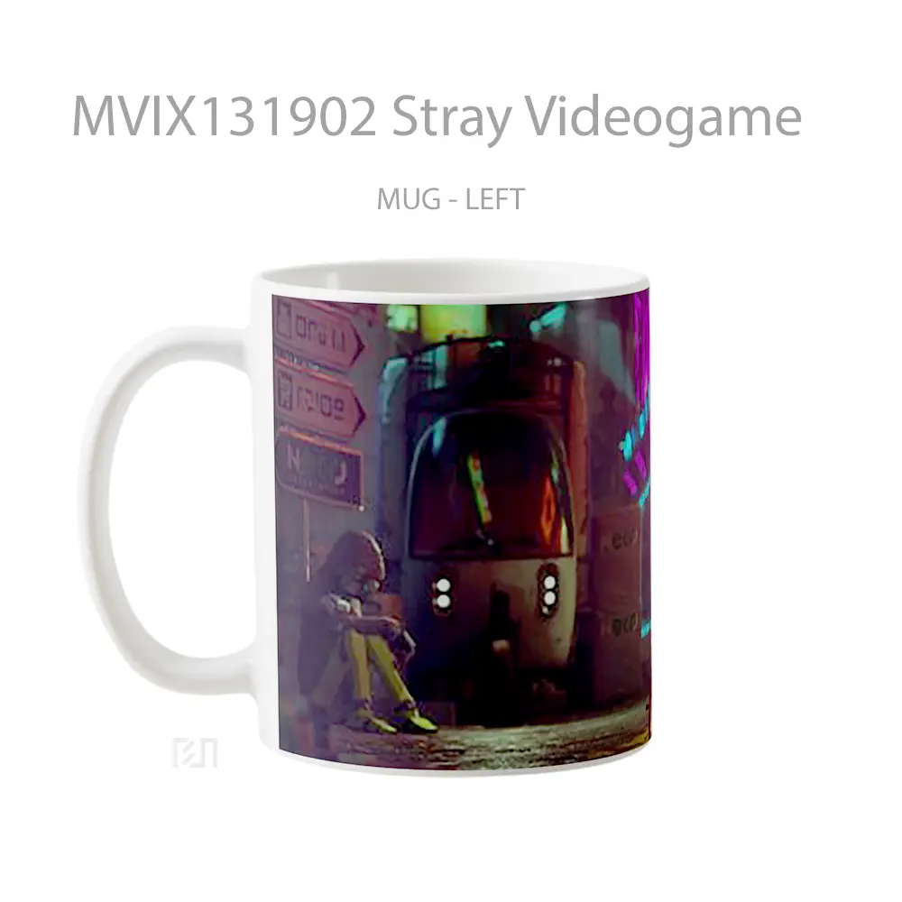 Mug Stray Videogame Cangkir Gamer - All-side / Desain