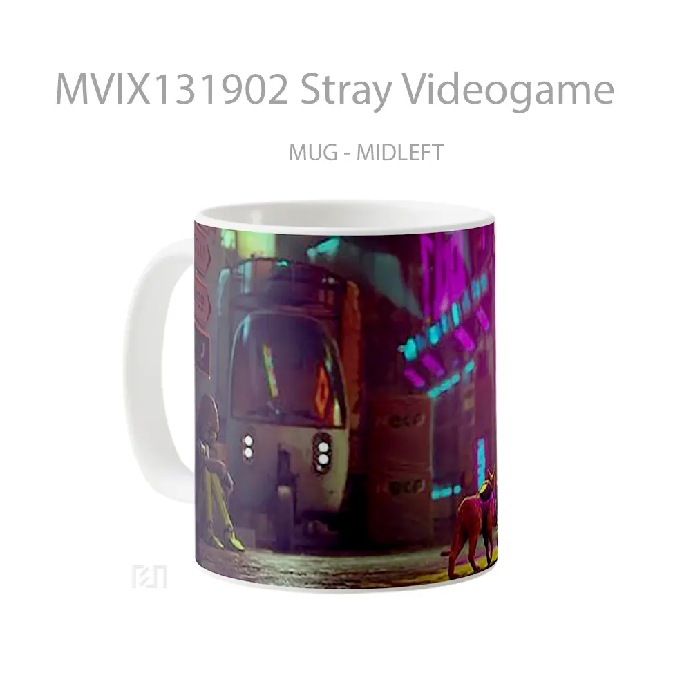 Mug Stray Videogame Cangkir Gamer - All-side / Desain