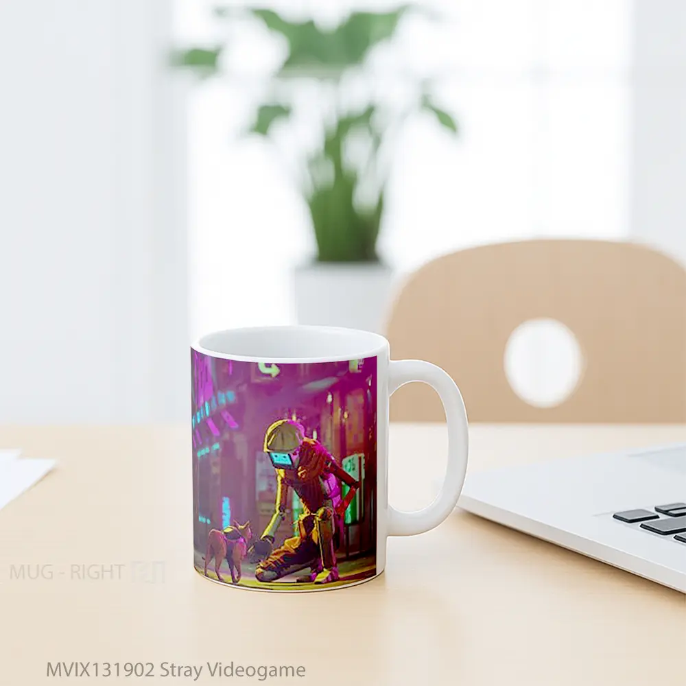 Mug Stray Videogame Cangkir Gamer - All-side / Desain