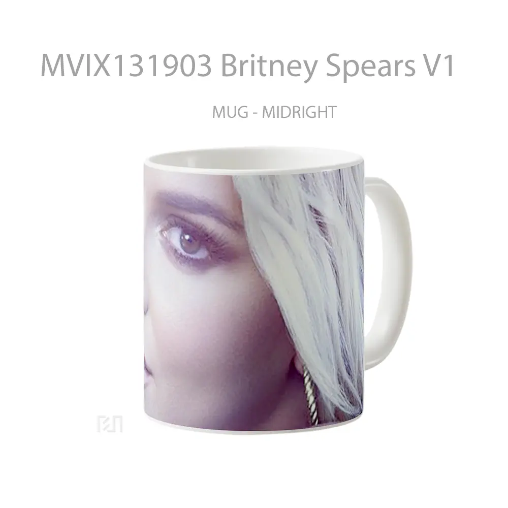 Mug Britney Spears V1 Gelas Selebriti - All-side / Desain
