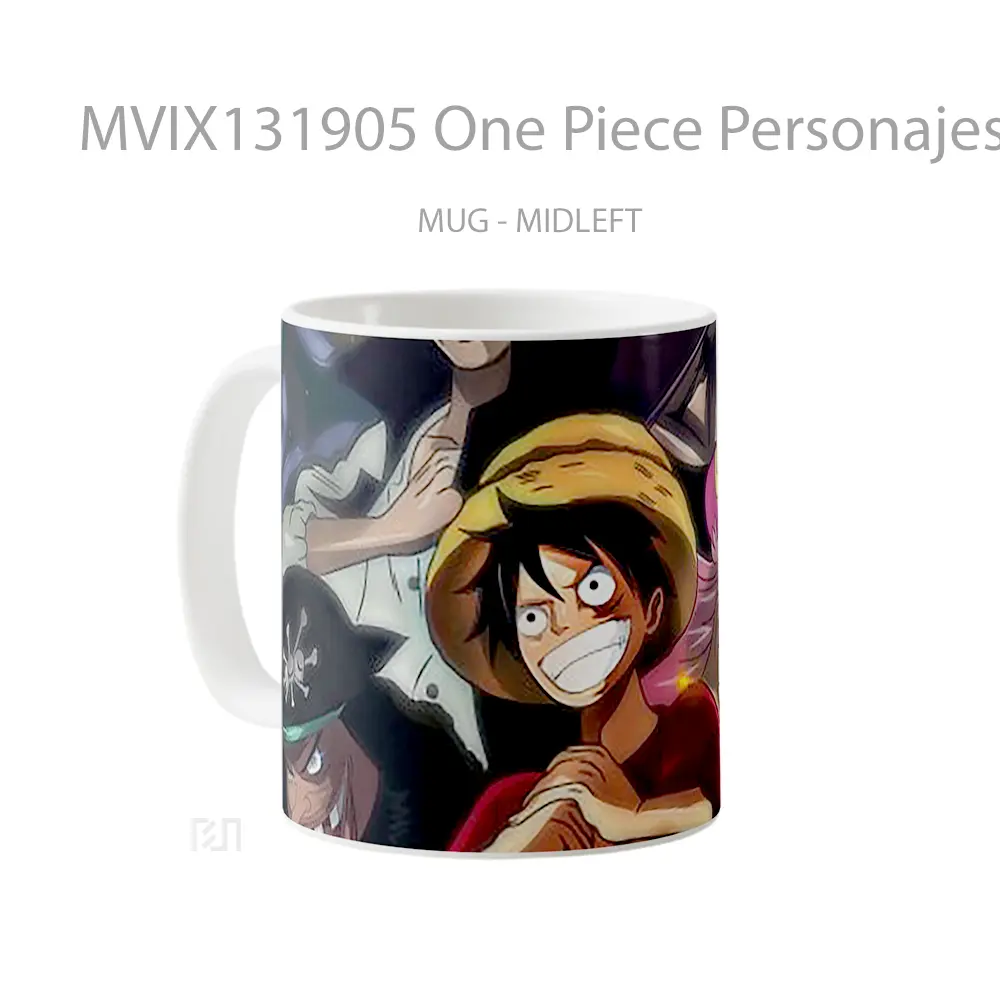 Mug One Piece Personajes Cangkir Anime - All-side / Desain