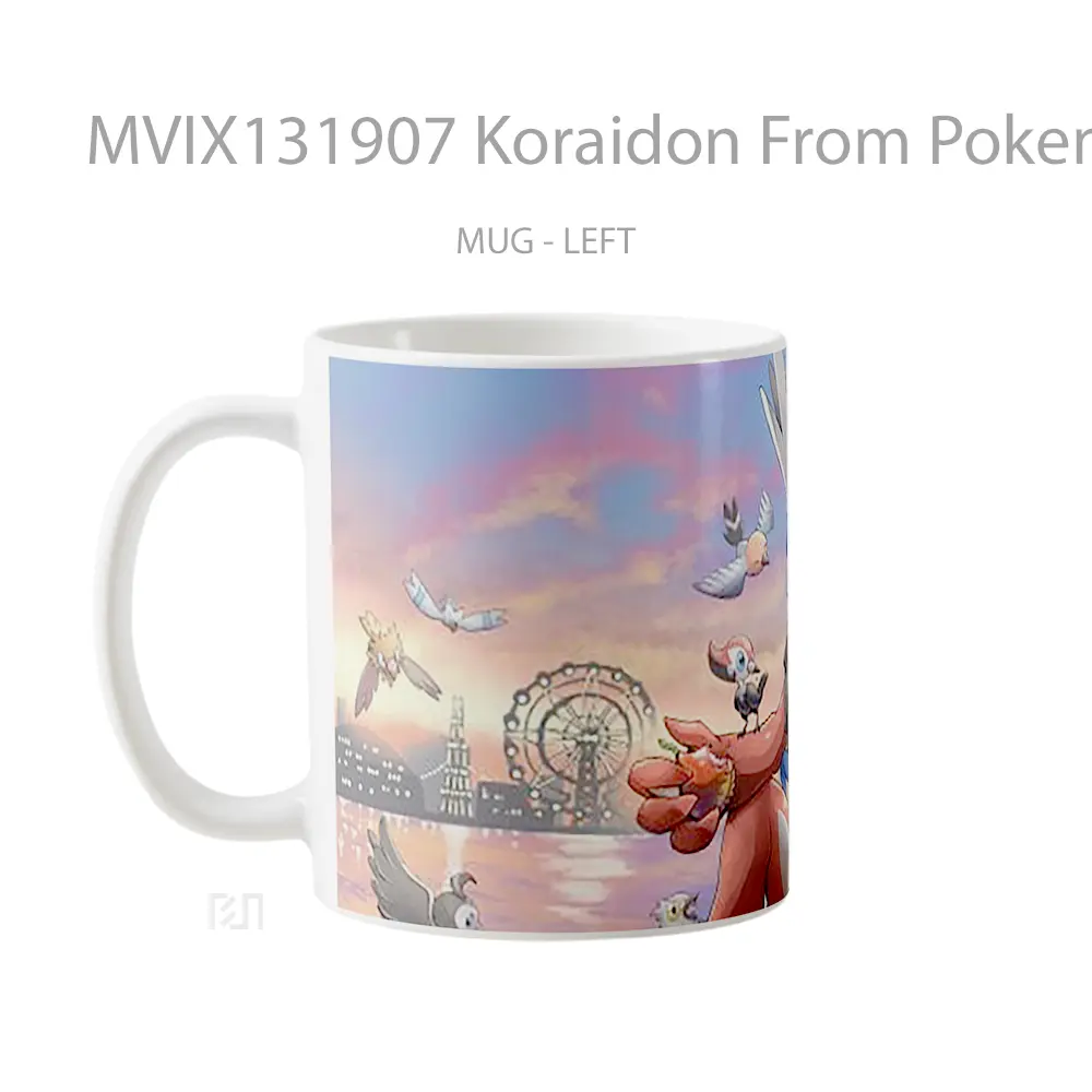 Mug Koraidon From Pokemon Scarlet And Violet V3 Cangkir Anime - All-side / Desain