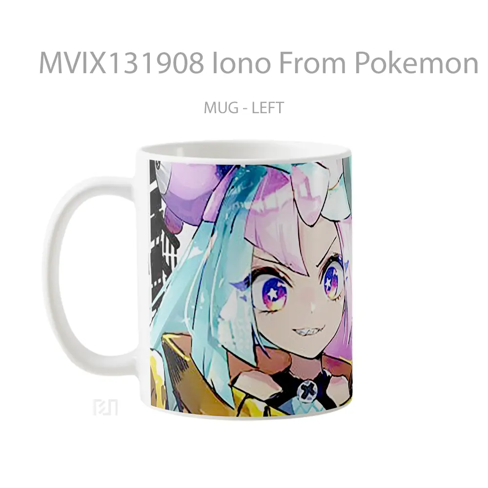 Mug Iono From Pokemon Scarlet And Violet V2 Cangkir Anime - All-side / Desain
