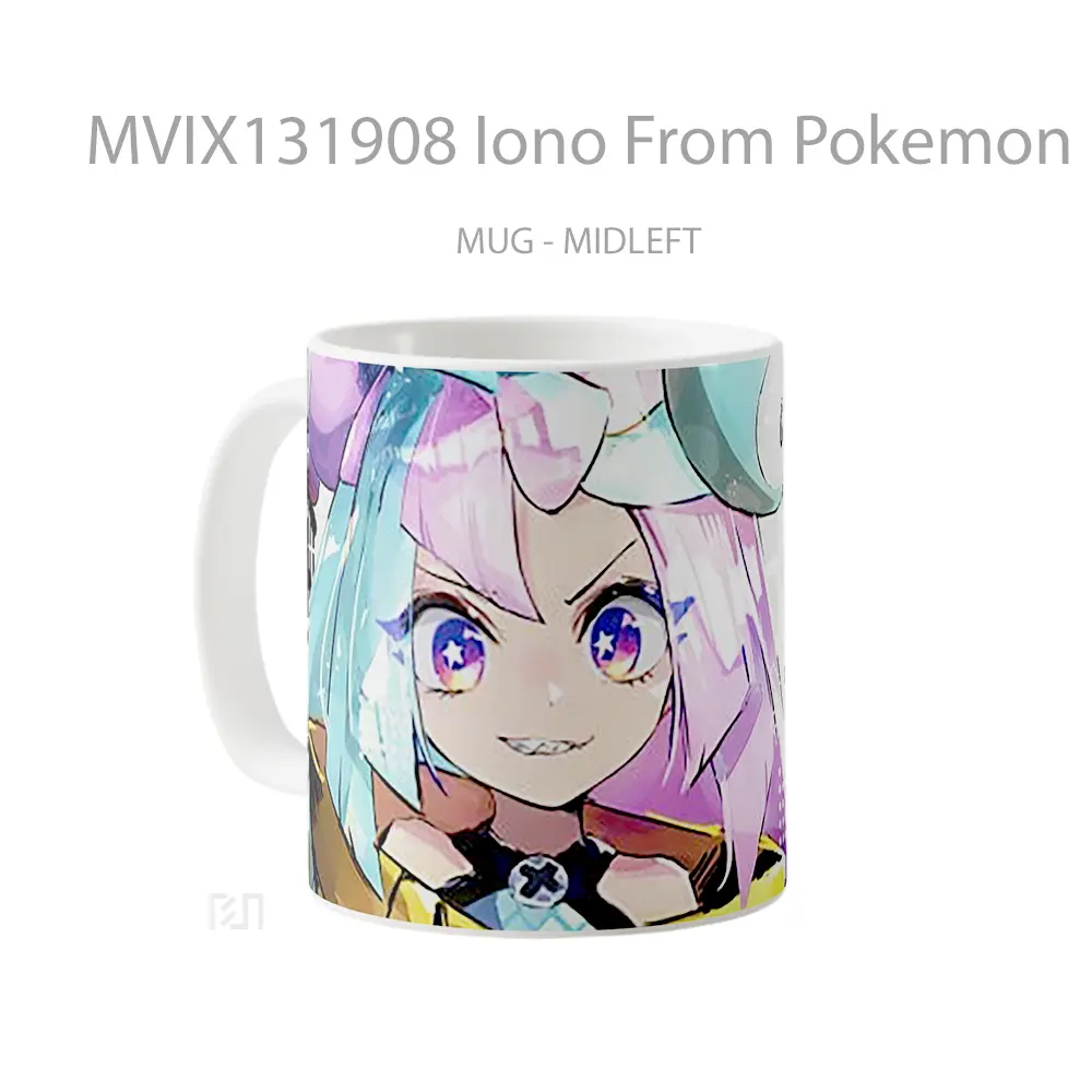 Mug Iono From Pokemon Scarlet And Violet V2 Cangkir Anime - All-side / Desain