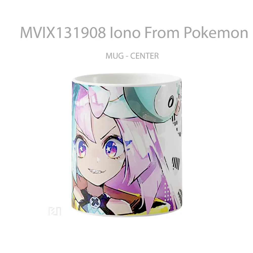 Mug Iono From Pokemon Scarlet And Violet V2 Cangkir Anime