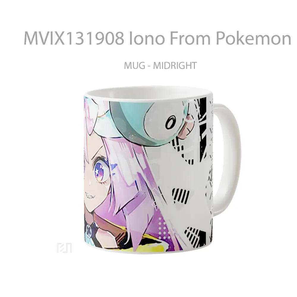 Mug Iono From Pokemon Scarlet And Violet V2 Cangkir Anime - All-side / Desain