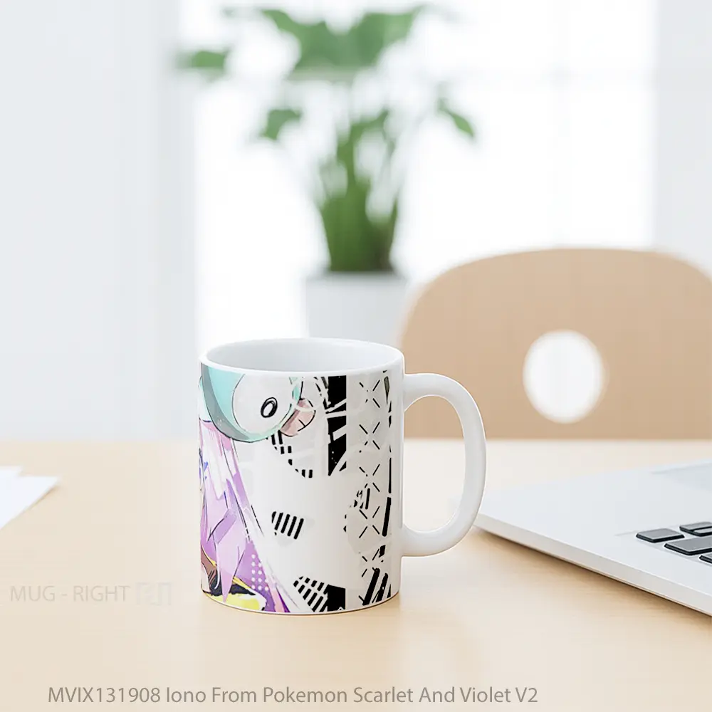Mug Iono From Pokemon Scarlet And Violet V2 Cangkir Anime - All-side / Desain