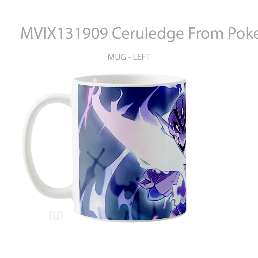 Mug Ceruledge From Pokemon V2 Cangkir Anime - All-side / Desain