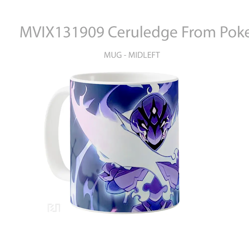 Mug Ceruledge From Pokemon V2 Cangkir Anime - All-side / Desain