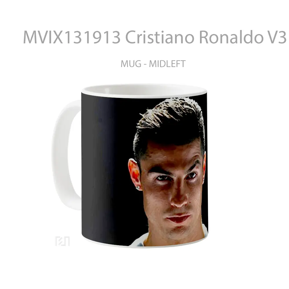 Mug Cristiano Ronaldo V3 Gelas Keramik Unik - All-side / Desain