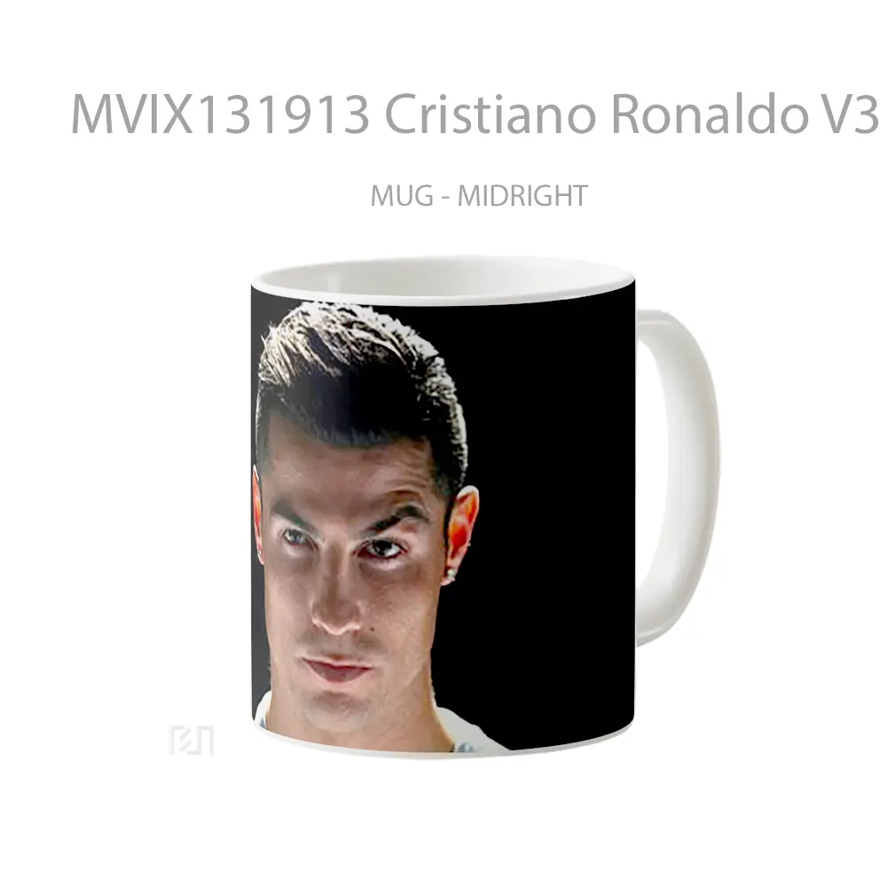 Mug Cristiano Ronaldo V3 Gelas Keramik Unik - All-side / Desain