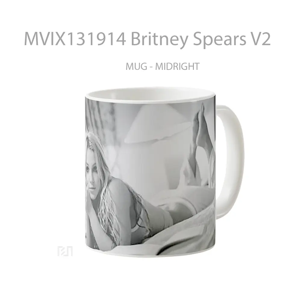 Mug Britney Spears V2 Gelas Selebriti - All-side / Desain