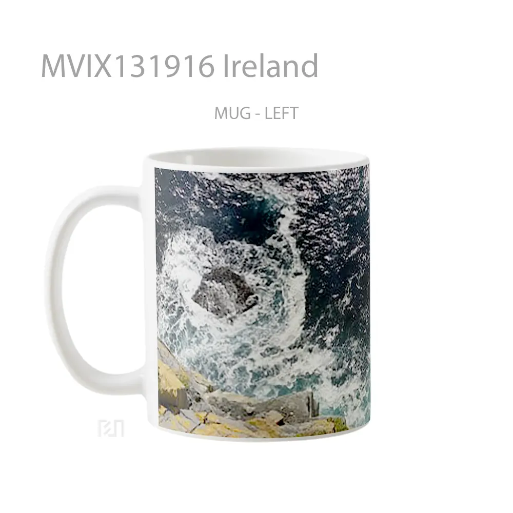Mug Ireland Gelas Keramik Unik - All-side / Desain