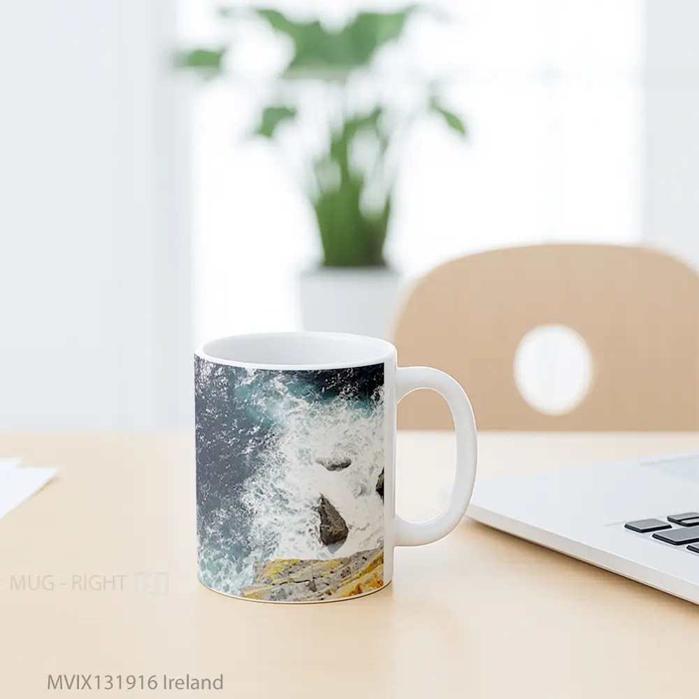 Mug Ireland Gelas Keramik Unik - All-side / Desain