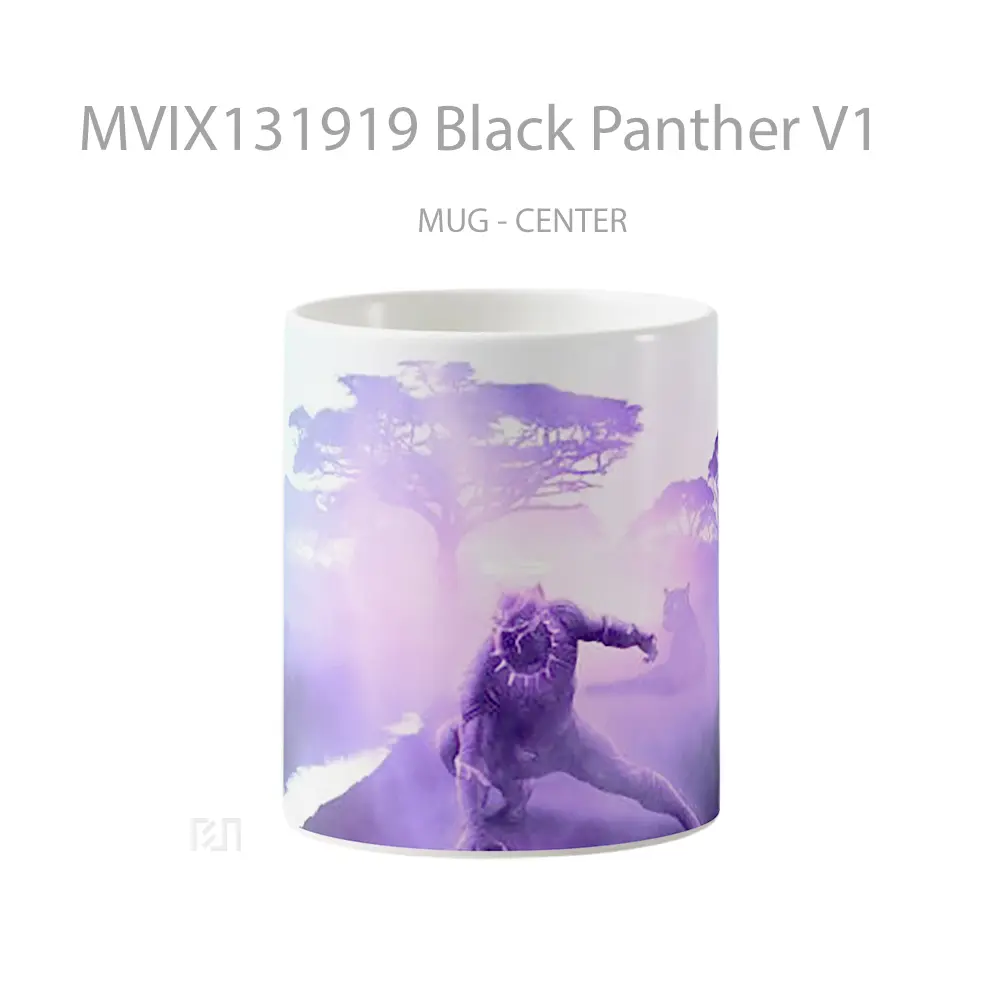 Mug Black Panther V1 Gelas Superhero